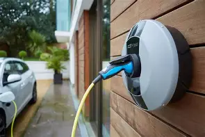 Zappi home EV charger installed on a residential property
